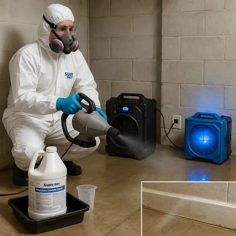 Sanitization and Odor Removal process in Waterman, IL