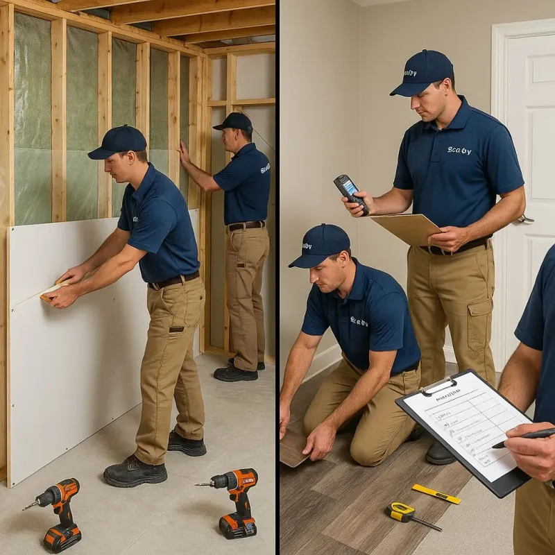 Repairs and Reconstruction process in Waterman, IL